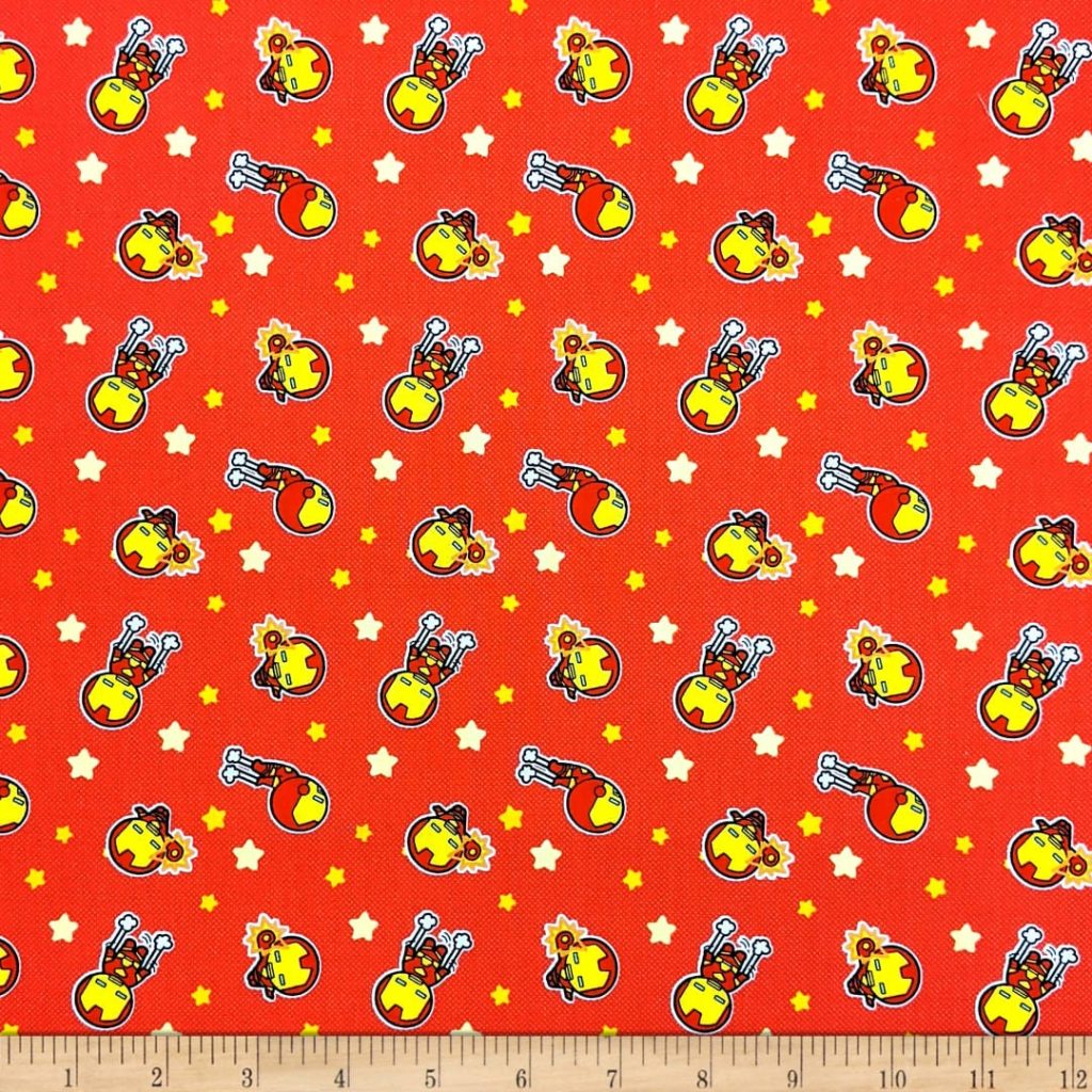 Marvel Avenger Iron Man Baby Kawaii Cotton Fabric