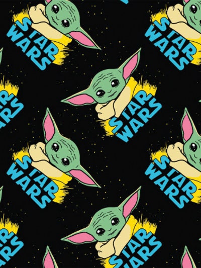 Star Wars Mandalorian Baby Yoda Cotton Fabric