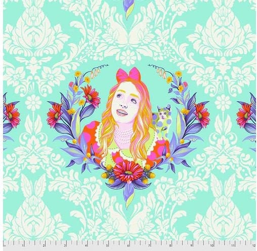 Tula Pink Alice Daydream Curiouser & Curiouser - no cut cameos