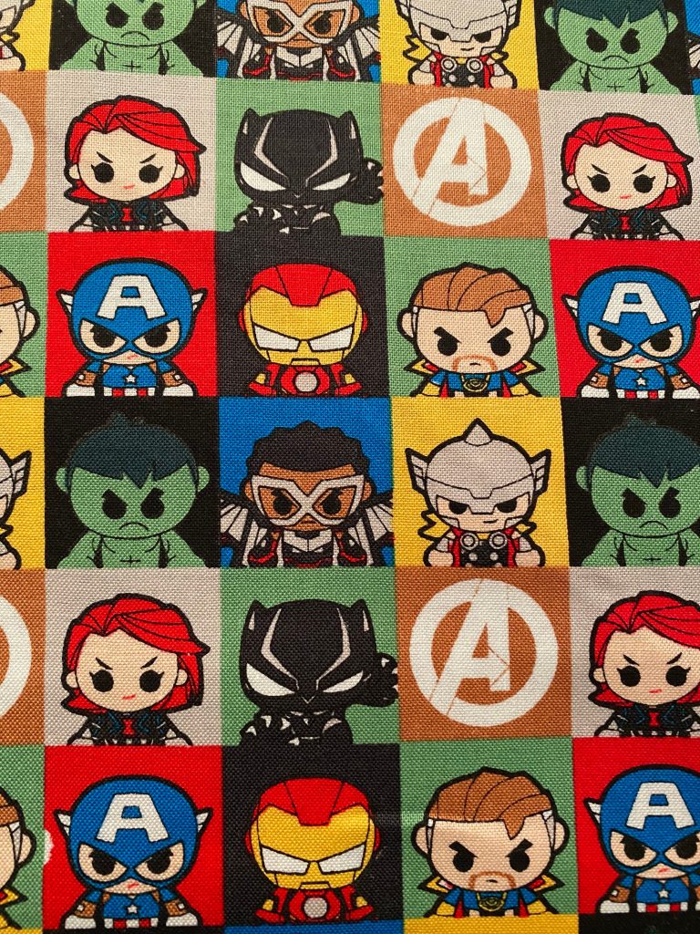 Marvel Avenger Baby Kawaii Cotton Fabric