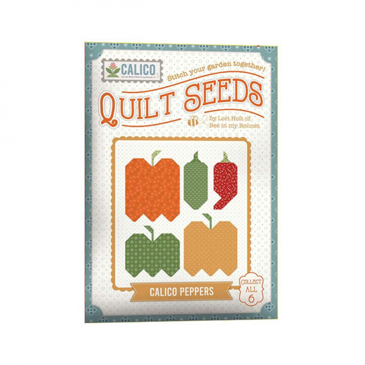 Calico Peppers Quilt Seeds Pattern by Lori Holt - Image 1
