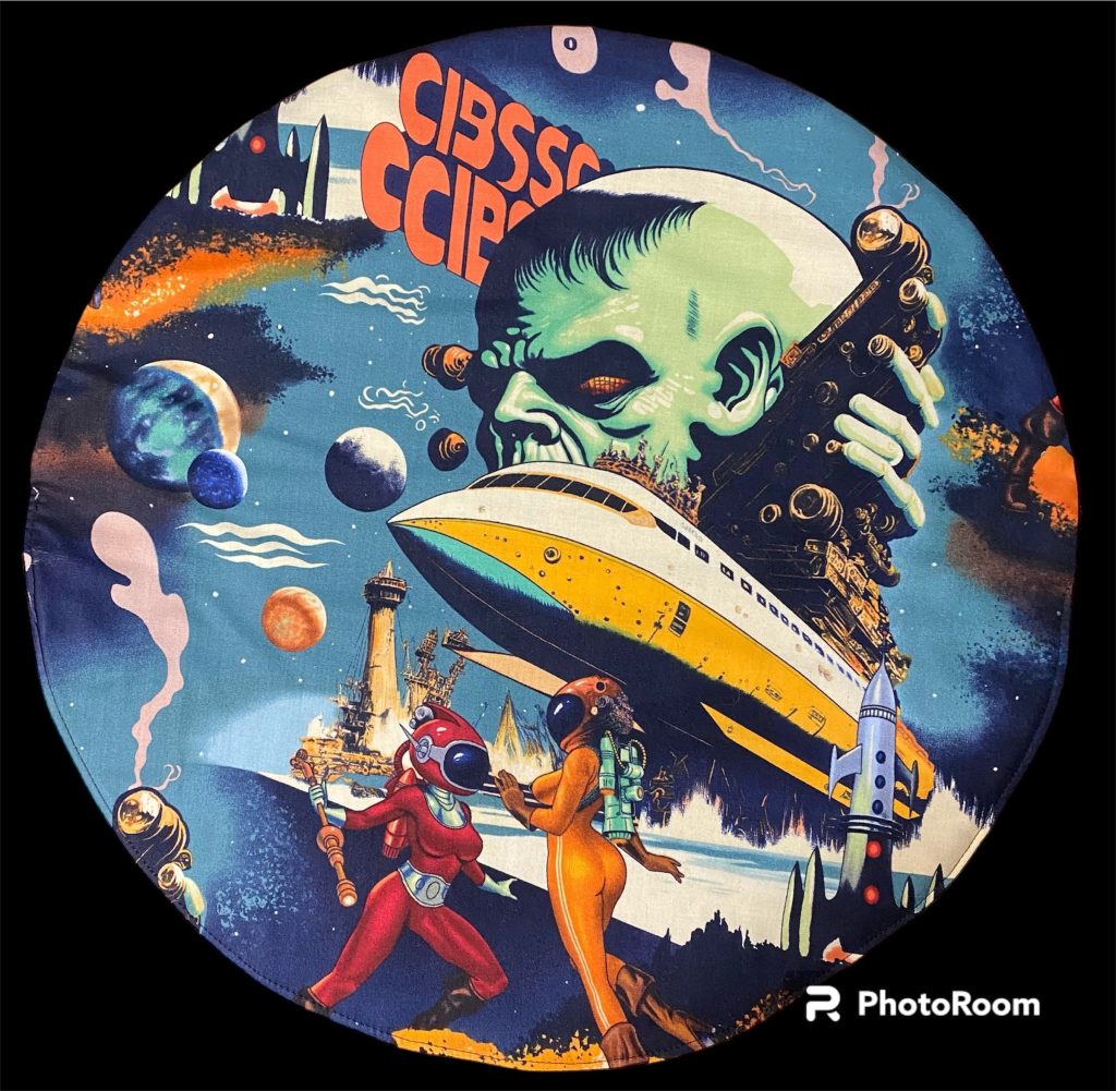 Space Invasion Alien Steering Wheel Shade Cover