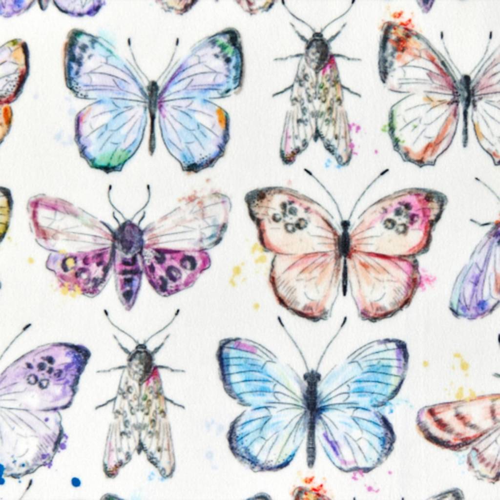 Boho Flutter Digital Cuddle Fabric