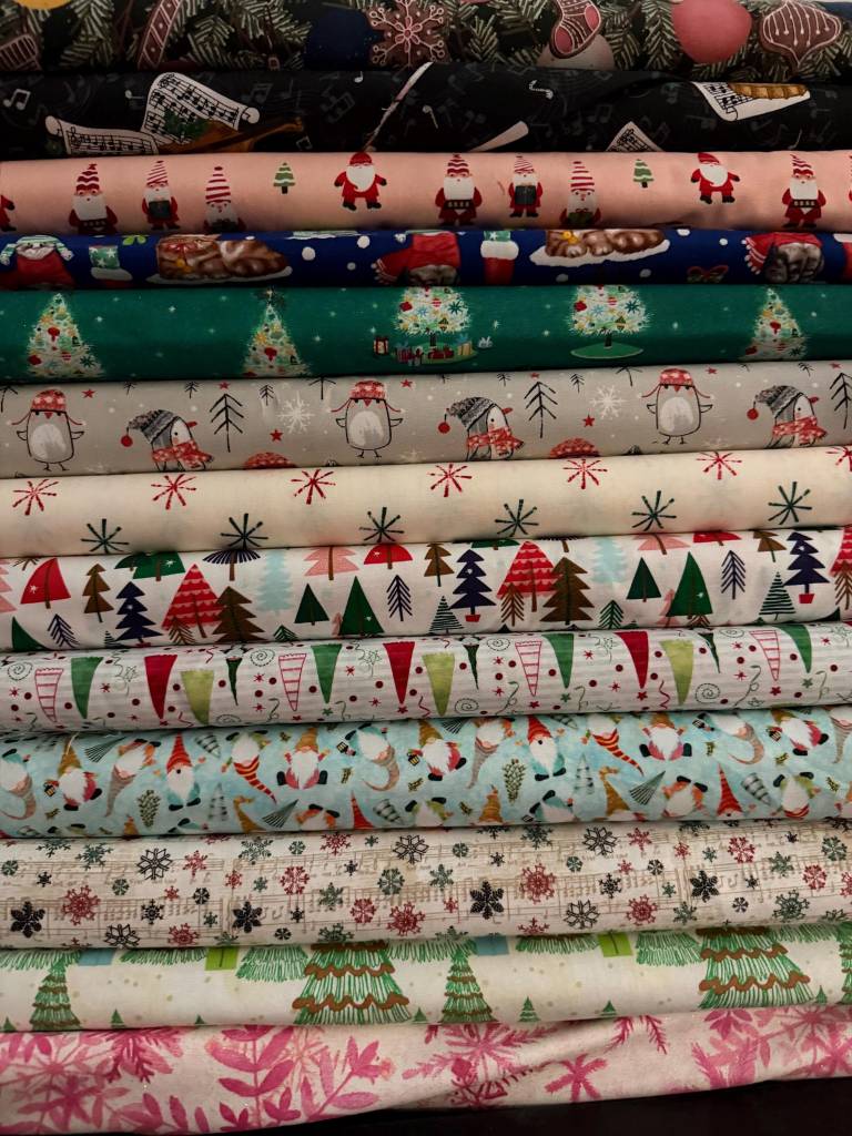 Christmas Fabric Grab Bag - Choose your bundle
